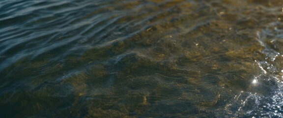 Close-up of Rippling Water