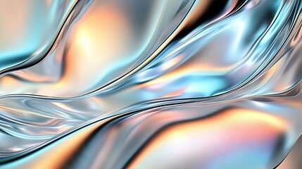 Obraz premium A vivid wave of light blue and orange hues graces the top half of this image At its base lies a striking black background
