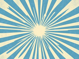 Obraz premium abstract sunburst retro blue and white background 