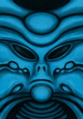 Alien creature, sketch - digital painting © neurostructure