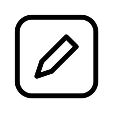 pen icon square