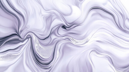Obraz premium Liquid marble texture in soft lilac and light grey, with smooth flowing lines and organic swirling patterns throughout.