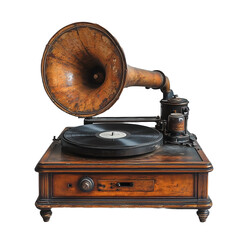 Old gramophone.
