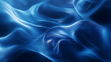Obraz premium Blue abstract background , translucent texture lies in waves, light and darkness