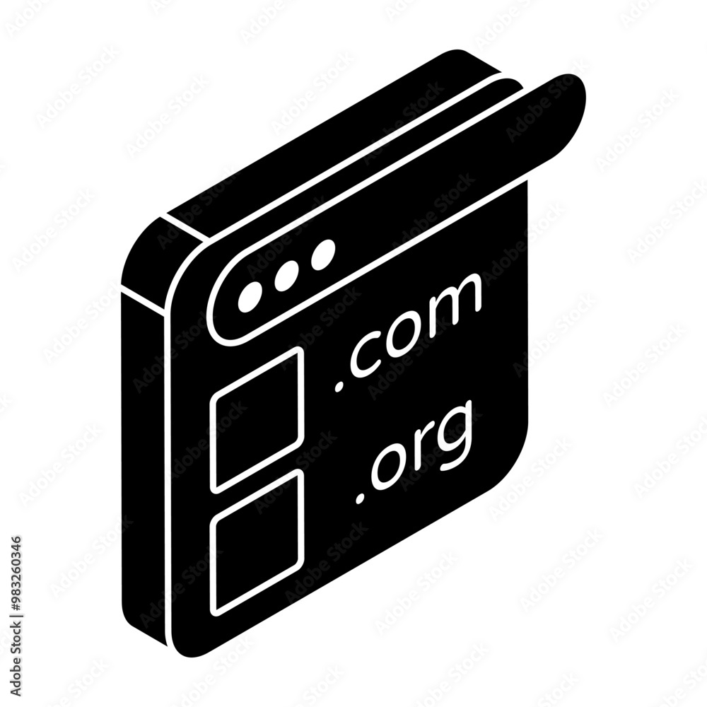 Canvas Prints creative design icon of web domains