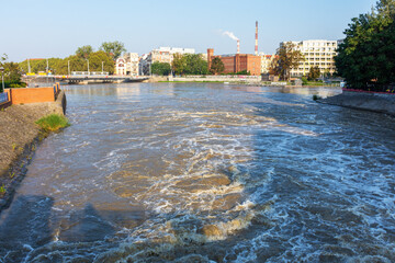 Wrocław  rzeka Odra 