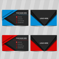 Vector design formal red modern business card
By.Modern Business Card - Creative and Clean Business Card Template. Luxury business card design template.