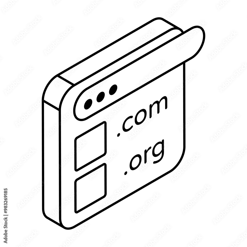 Canvas Prints creative design icon of web domains