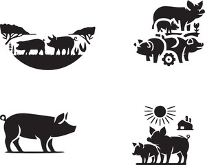 pig silhouette © Muhammad