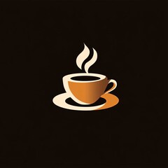 Obraz premium coffee brand logo