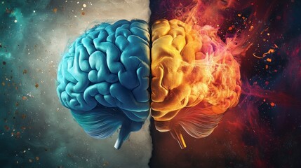 Duality of the Mind: A Visual Exploration of Creativity and Logic