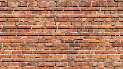 Fototapeta premium This seamless pattern of a red brick wall features weathered paint and rustic textures, perfect for backgrounds, design projects, and artistic endeavors SEAMLESS PATTERN