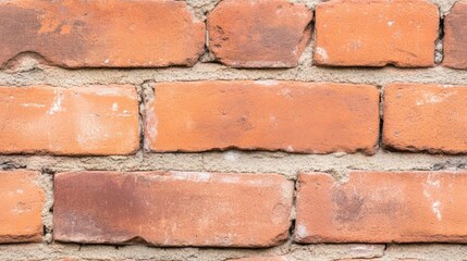 This seamless pattern of a red brick wall features weathered paint and rustic textures, perfect for backgrounds, design projects, and artistic endeavors SEAMLESS PATTERN