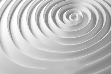 Fototapeta premium Serene composition of intertwining spirals in subtle monochrome hues