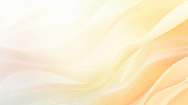 A smooth gradient flowing from pastel yellow to soft cream, with gentle, seamless transitions and a warm, inviting tone for a serene background.