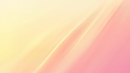 A gradient background blending from soft light pink to pale golden yellow, with smooth transitions for a warm and uplifting effect.