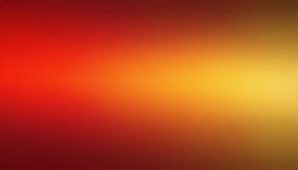 Abstract vintage grain textured design with a smooth red and yellow gradient transition background