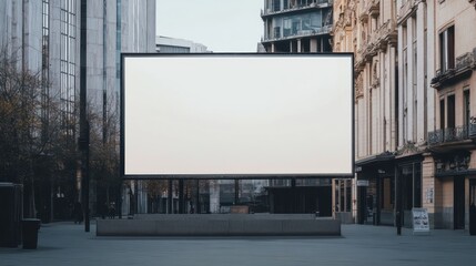 Fototapeta premium Blank Billboard in the City