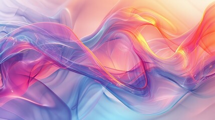 glowing lines neon lights abstract psychedelic background