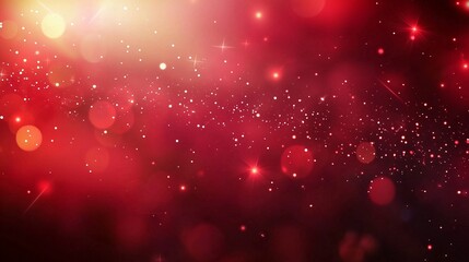 Abstract background red blur gradient with bright clean christmas background.