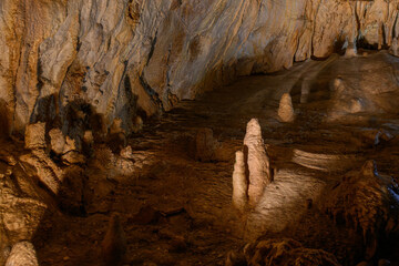 Beautiful decoration in the cave.
