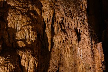 Beautiful decoration in the cave.

