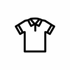 polo shirt icon sign vector