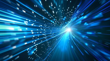 Abstract technology background of digital cyber tech motion.