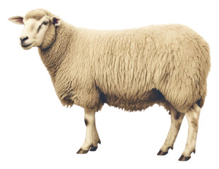 Fototapeta premium PNG Sheep livestock animal mammal.