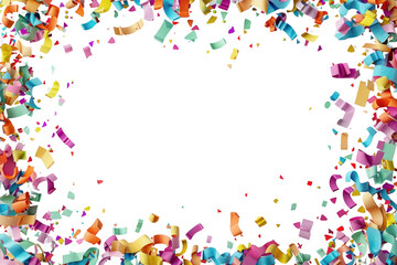 PNG  Colorful confetti celebration background