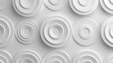 Obraz premium Abstract Geometric White Shapes Architecture Background
