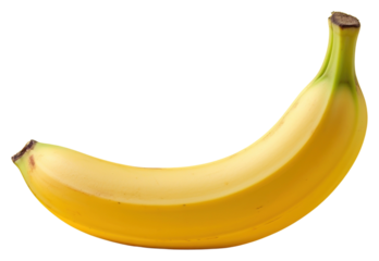 PNG Half peeled Banana banana yellow fruit.