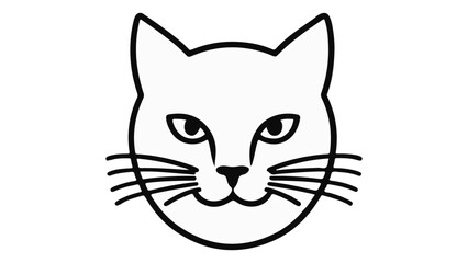 cat face vector illustration