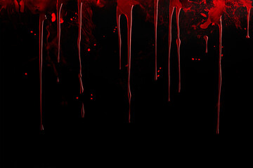 Blood Splatter overlay black background