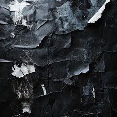 Abstract Dark Textured Background with Torn Edges