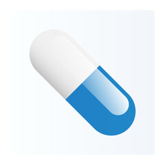 pill capsule icon, medical, health care
