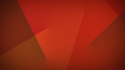Obraz premium Abstract geometric design in warm red and orange hues with subtle gradients and sharp angles. A bold, dynamic backdrop with a grainy texture and smooth transitions