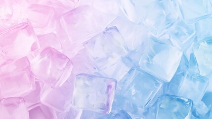 Obraz premium Pink and blue gradient background with a glass crystal texture
