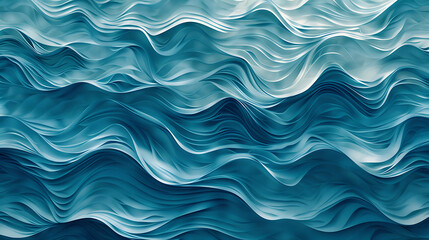 Obraz premium Abstract blue wave pattern.