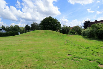 Nature landscape one summer day. Vara, Västergötland, Sweden, Europe.