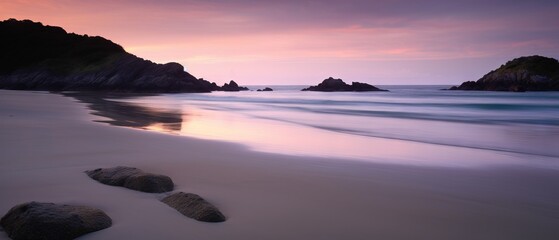 Obraz premium sunset on the beach