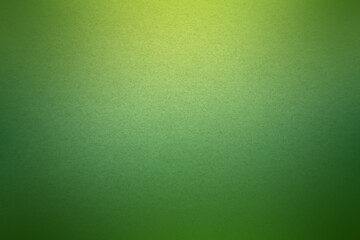 Simple dark green cool tone color  mixed pale shade warm yellow paint on eco environmental friendly recycled cardboard blank box paper texture background with space minimal style