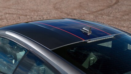 Fototapeta premium Roof of a car