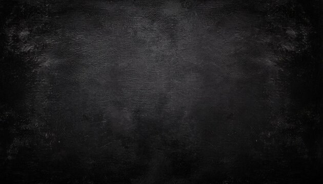 Gritty grunge black texture background with vignette and aged appearance