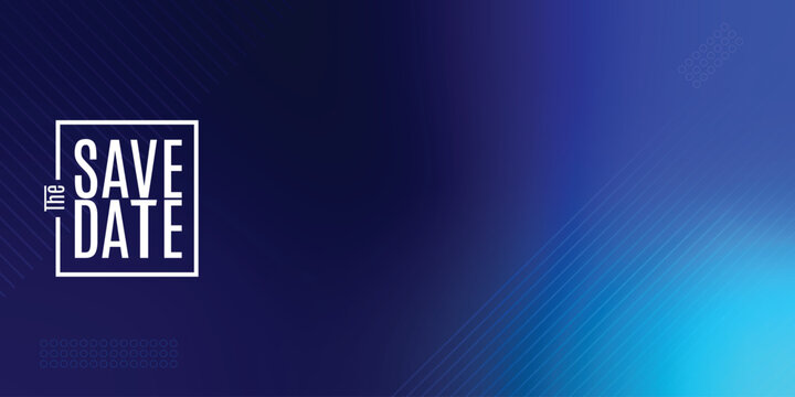 Save the date banner. Can be used for business, marketing and advertising. logo graphic design of event summit made for Technology and upcoming events.