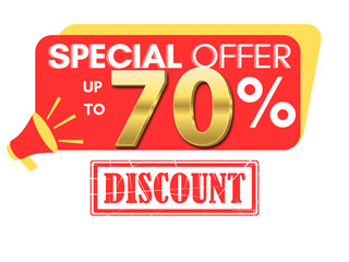 Up to 70 percent off 
