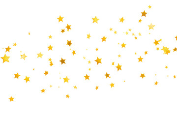 Obraz premium PNG Yellow stars backgrounds confetti white background.