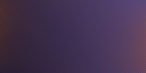 Halftone texture colored background. Dotted gradient backdrop in pop art style, violet and orange. Vector illustration