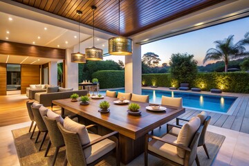 Fototapeta premium Interior Modern Luxury House Design