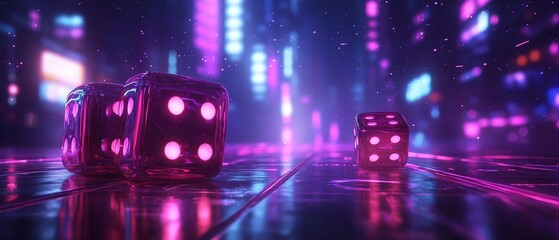 Modern banner for Non GAME STOP Casino, dark purple background, bold GAME STOP text positioned above or on the left, minimalist style with gaming elements, wellintegrated design